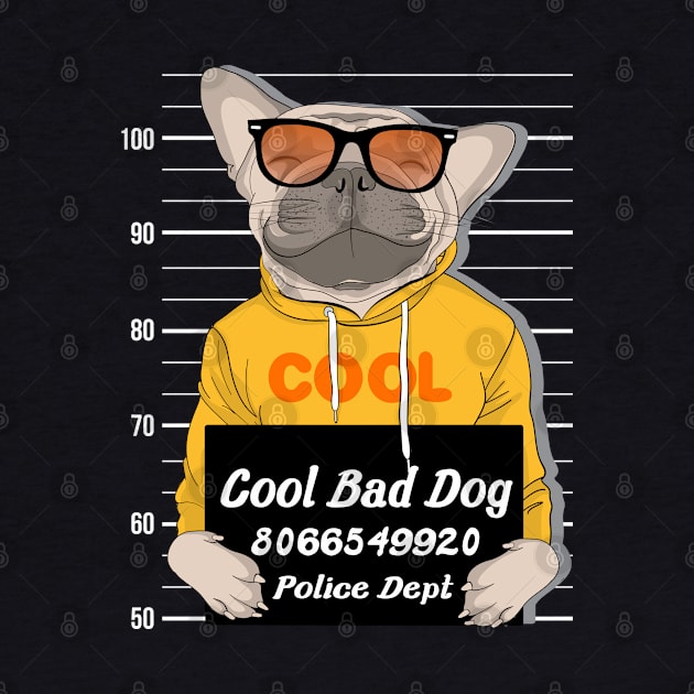 cute dog sunglass police dept by Mako Design 